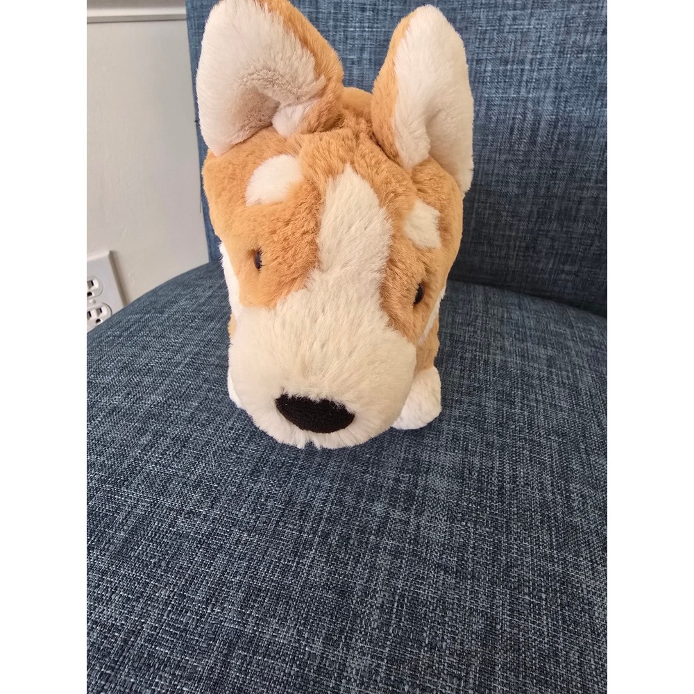 Jellycat London Cooper Corgi Plush Stuffed Animal Ginger White Dog 11 inch